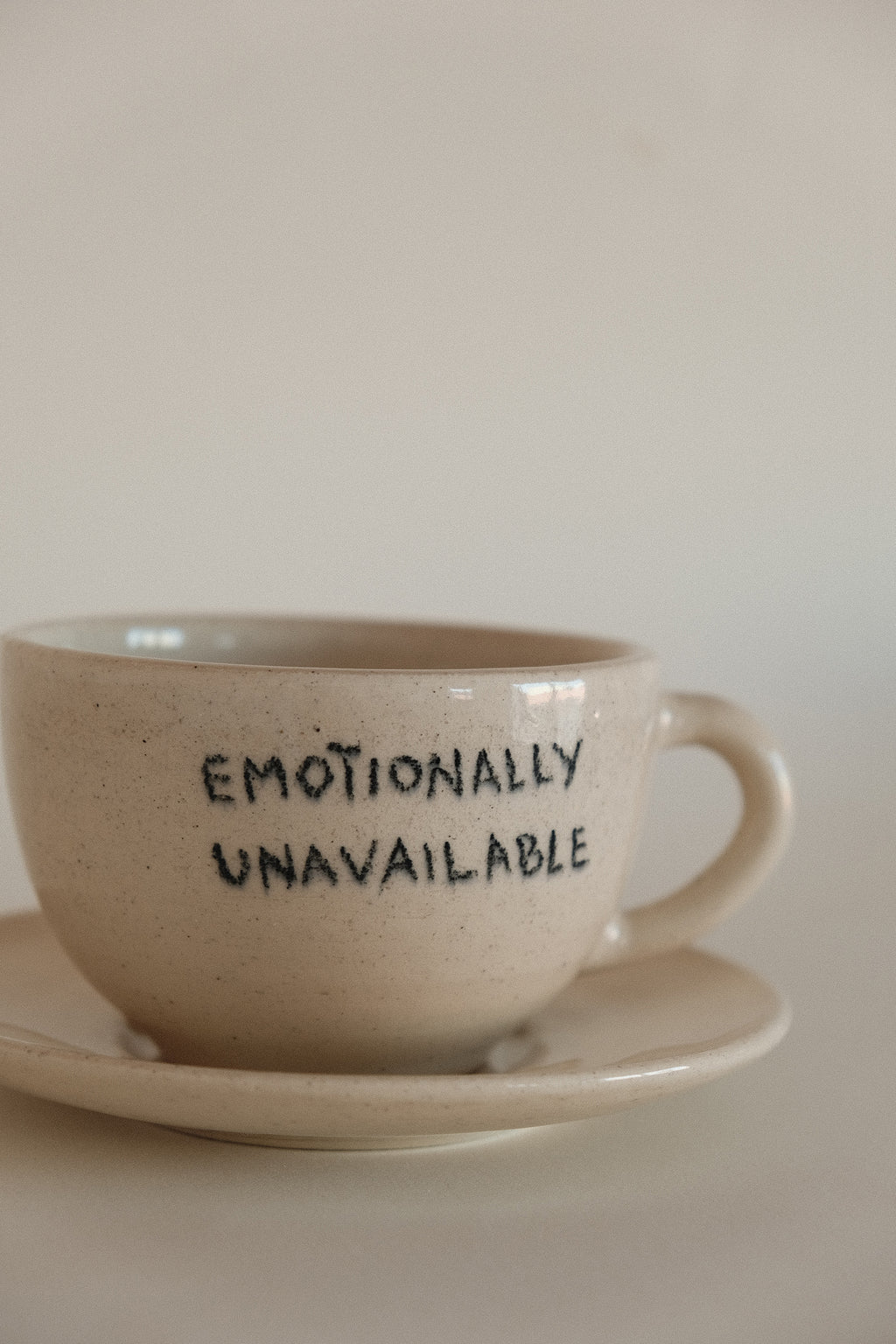 Classic Emotionally Unavailable Mug