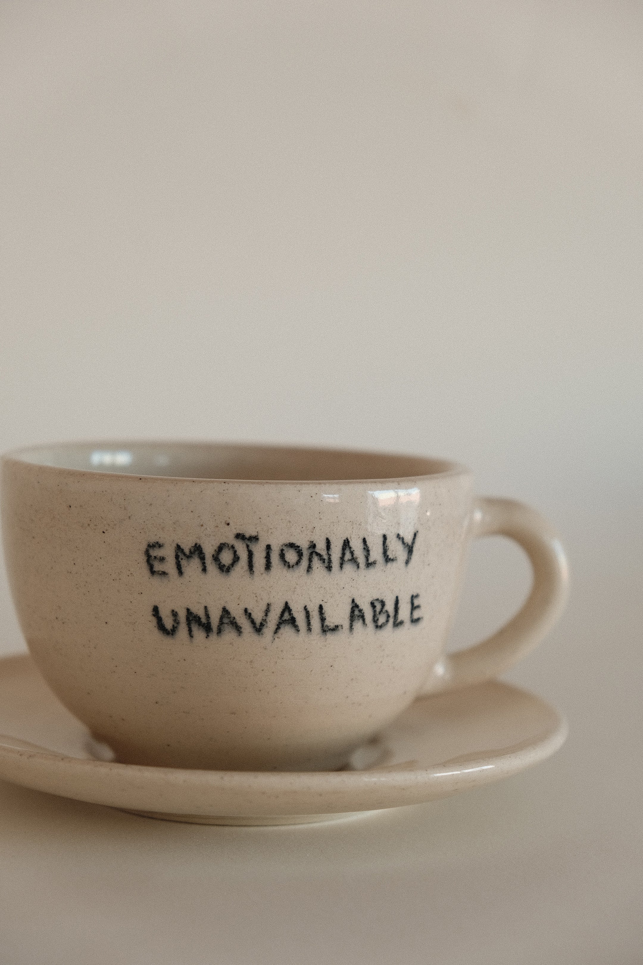 Classic Emotionally Unavailable Mug