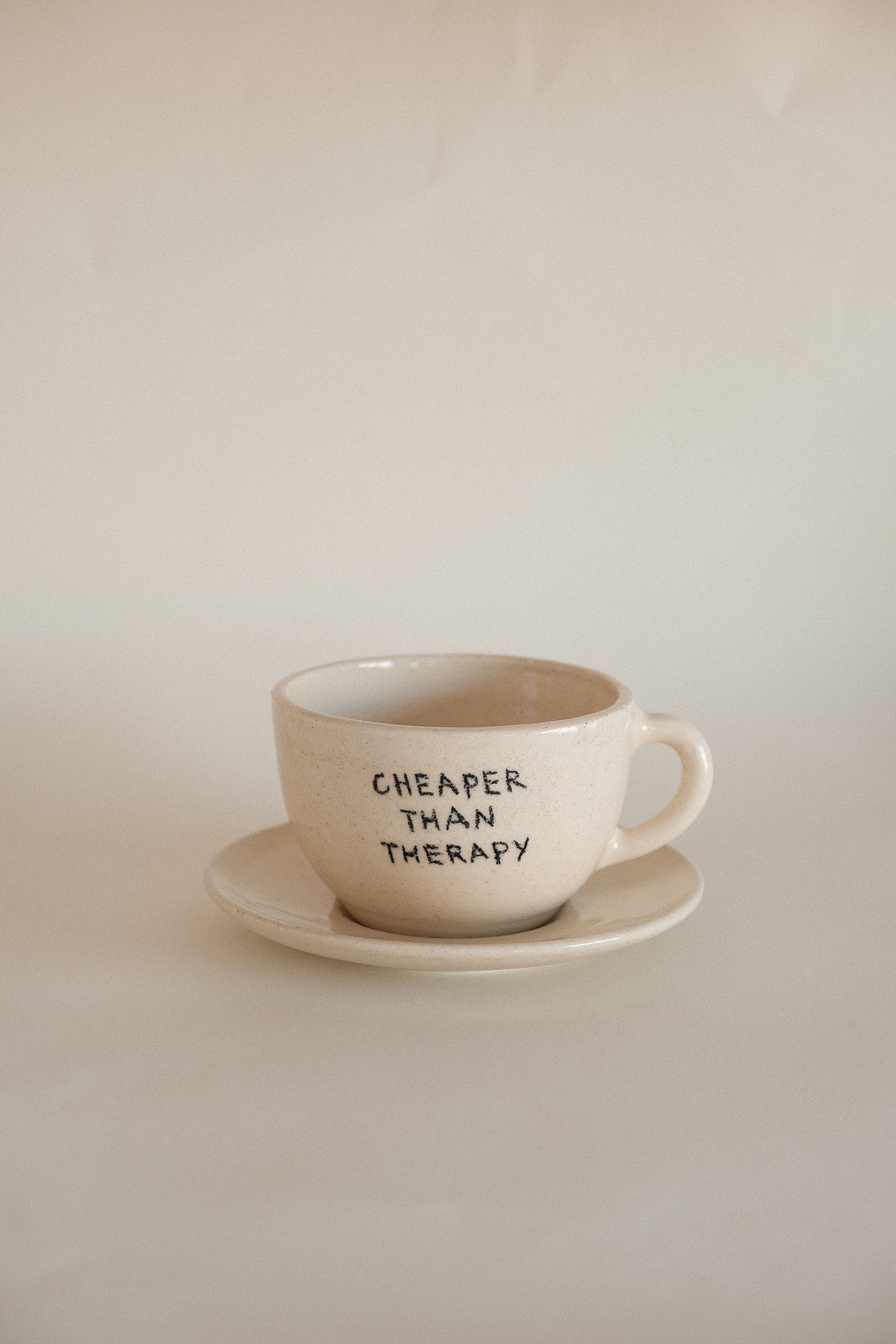 Classic Cheaper Than Therapy Mug