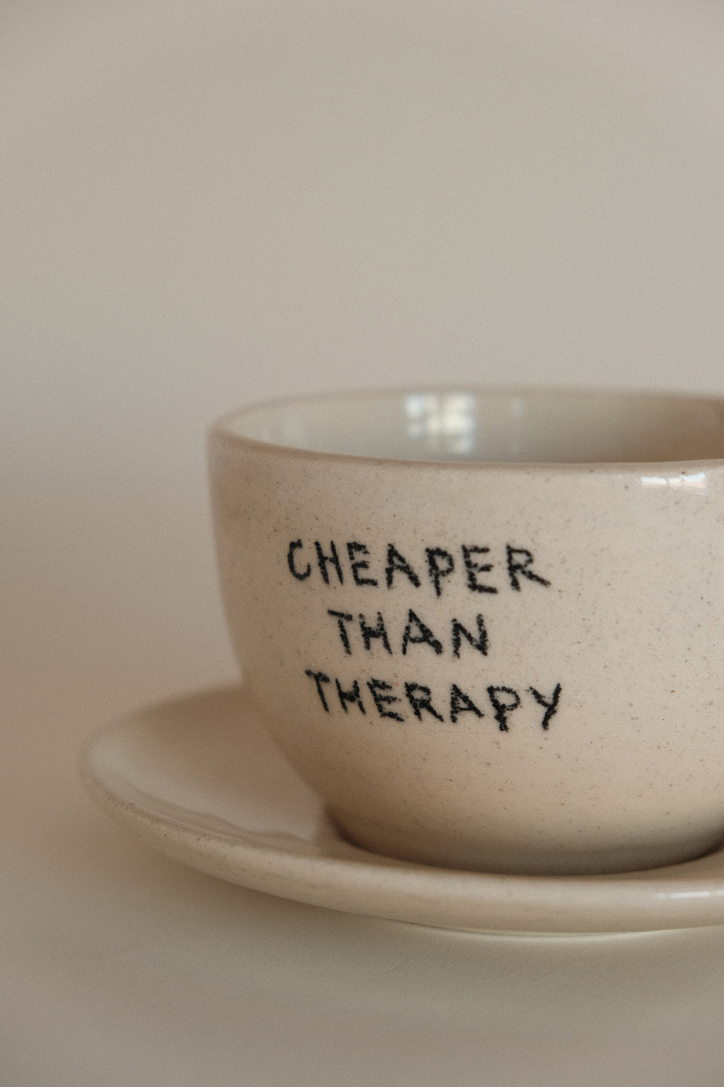 Classic Cheaper Than Therapy Mug