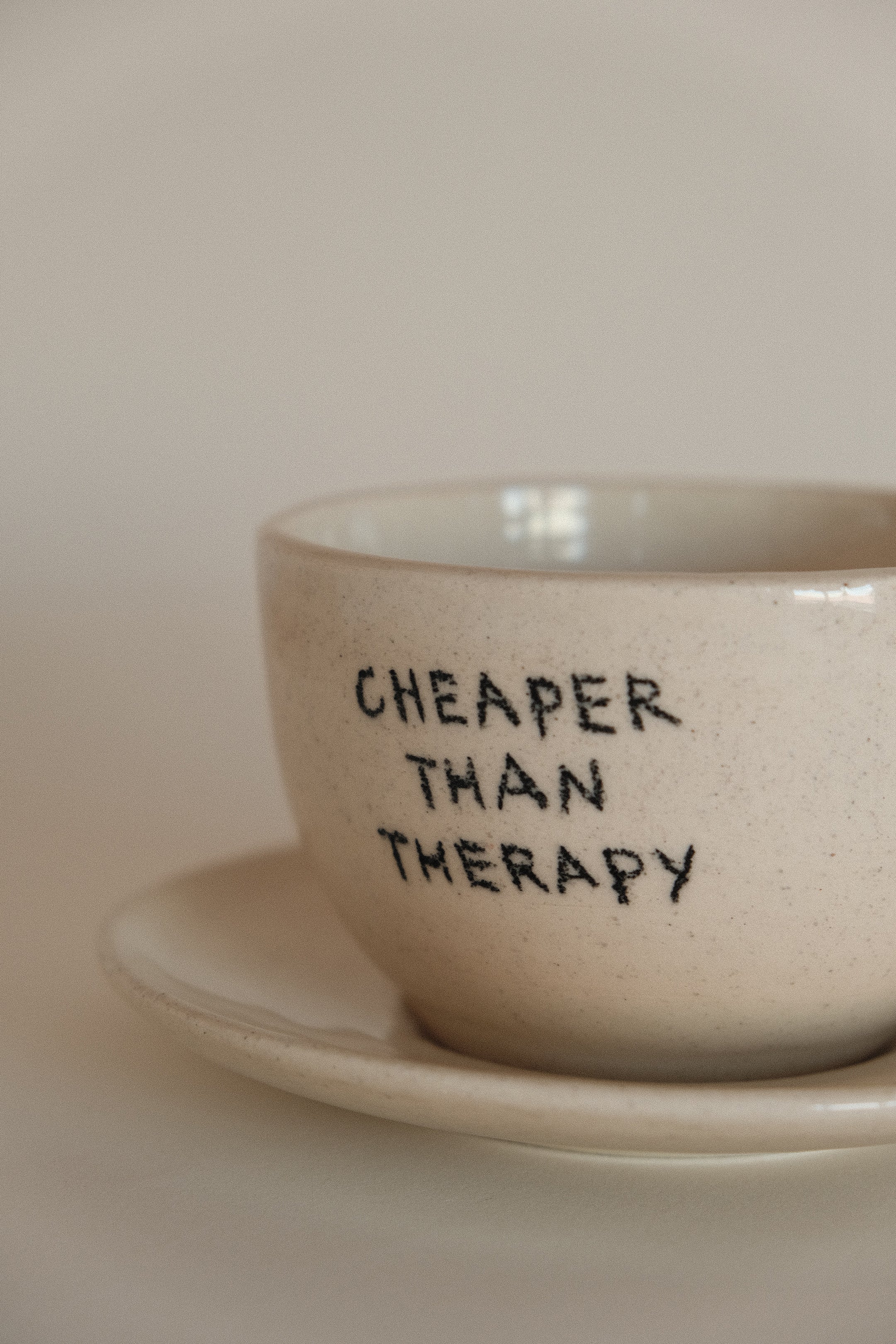 Classic Cheaper Than Therapy Mug