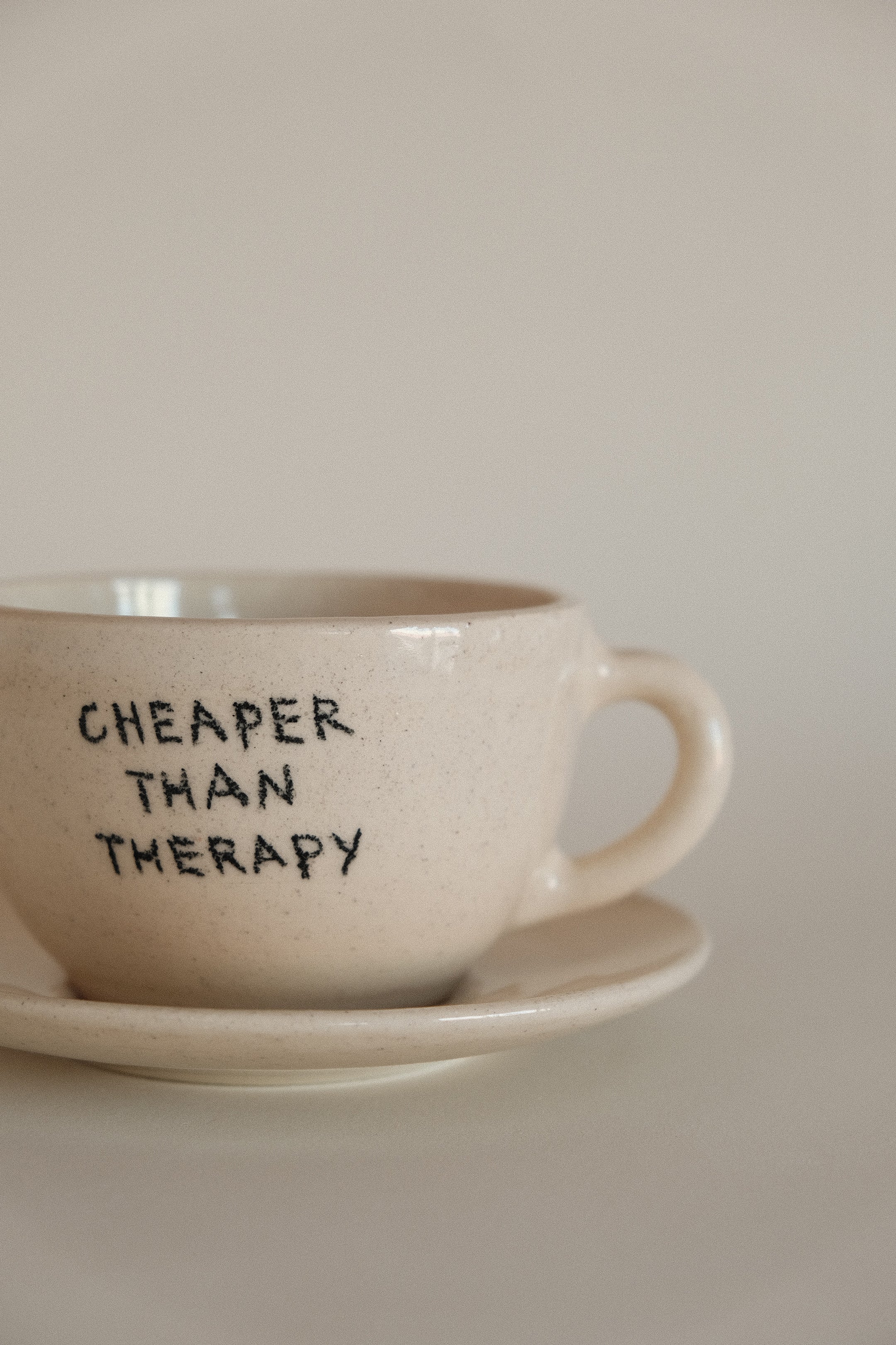 Classic Cheaper Than Therapy Mug