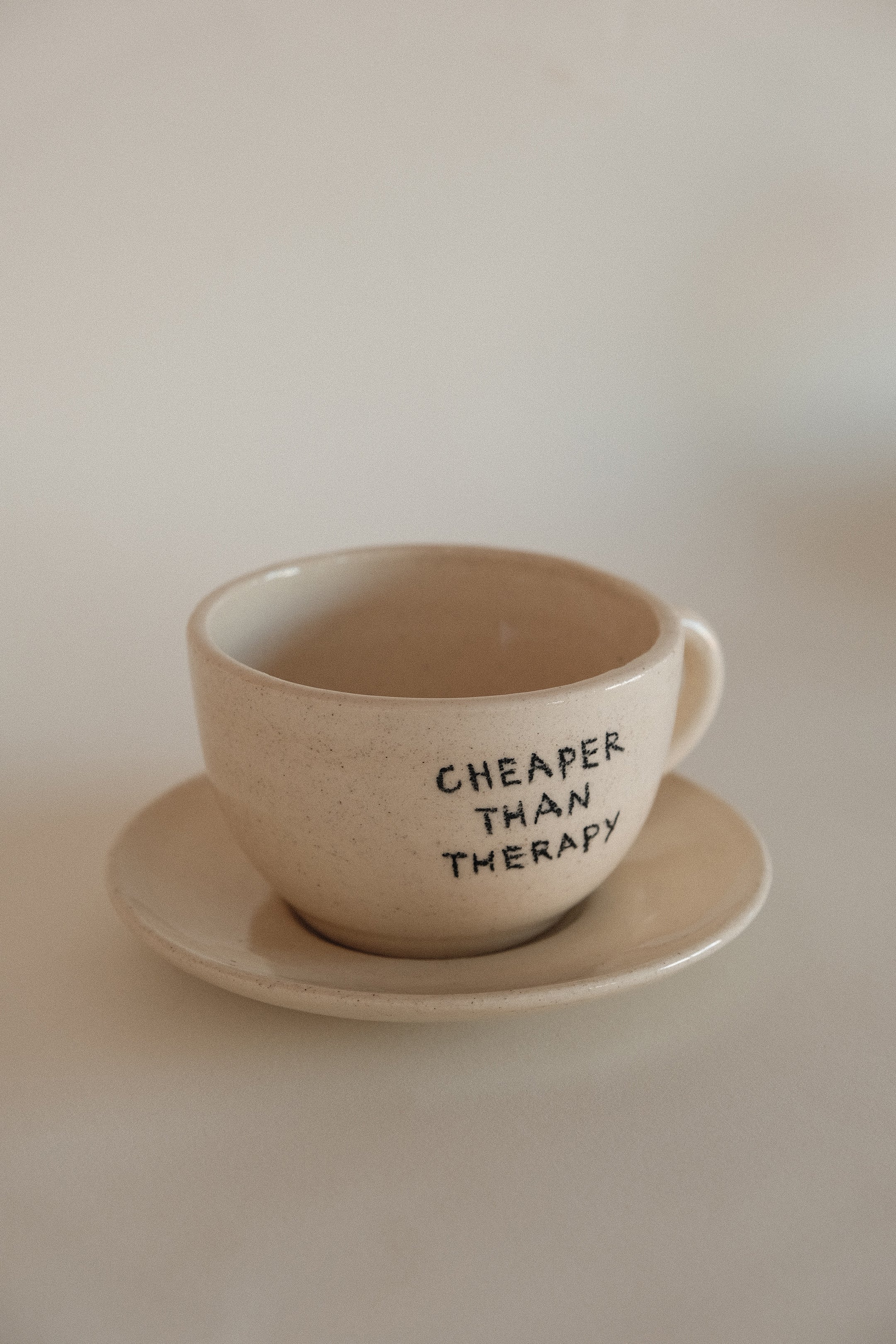 Classic Cheaper Than Therapy Mug
