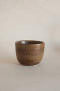 Wide Cup in Smoked Walnut