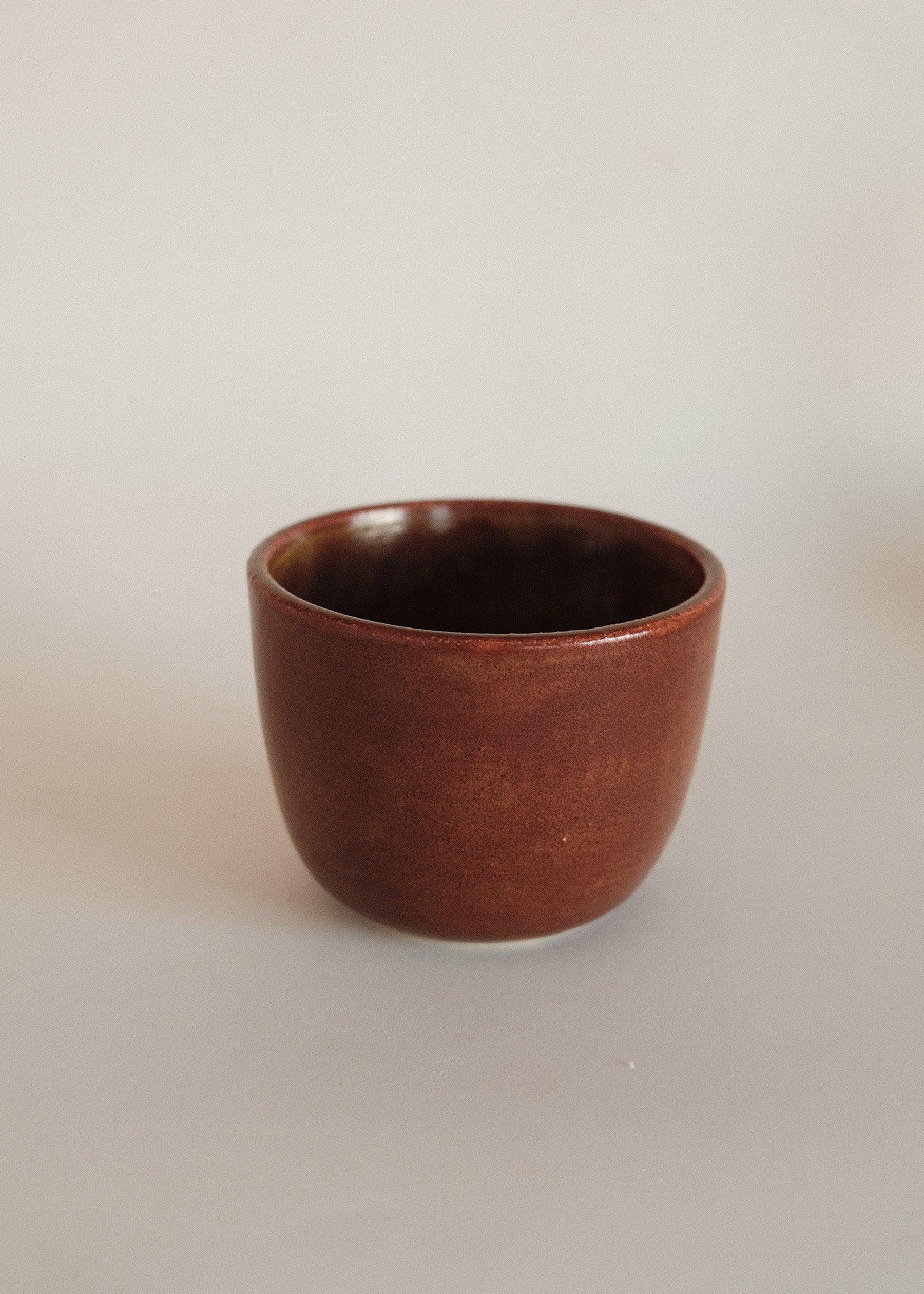 Wide Cup in Terracotta