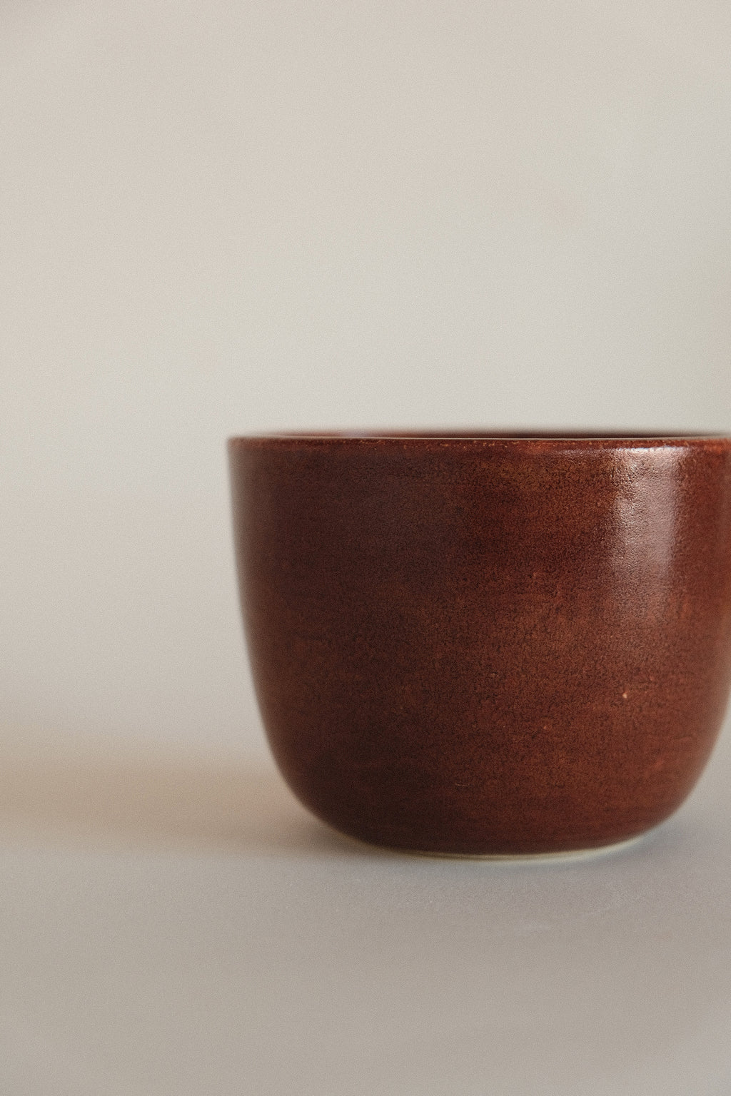 Wide Cup in Terracotta