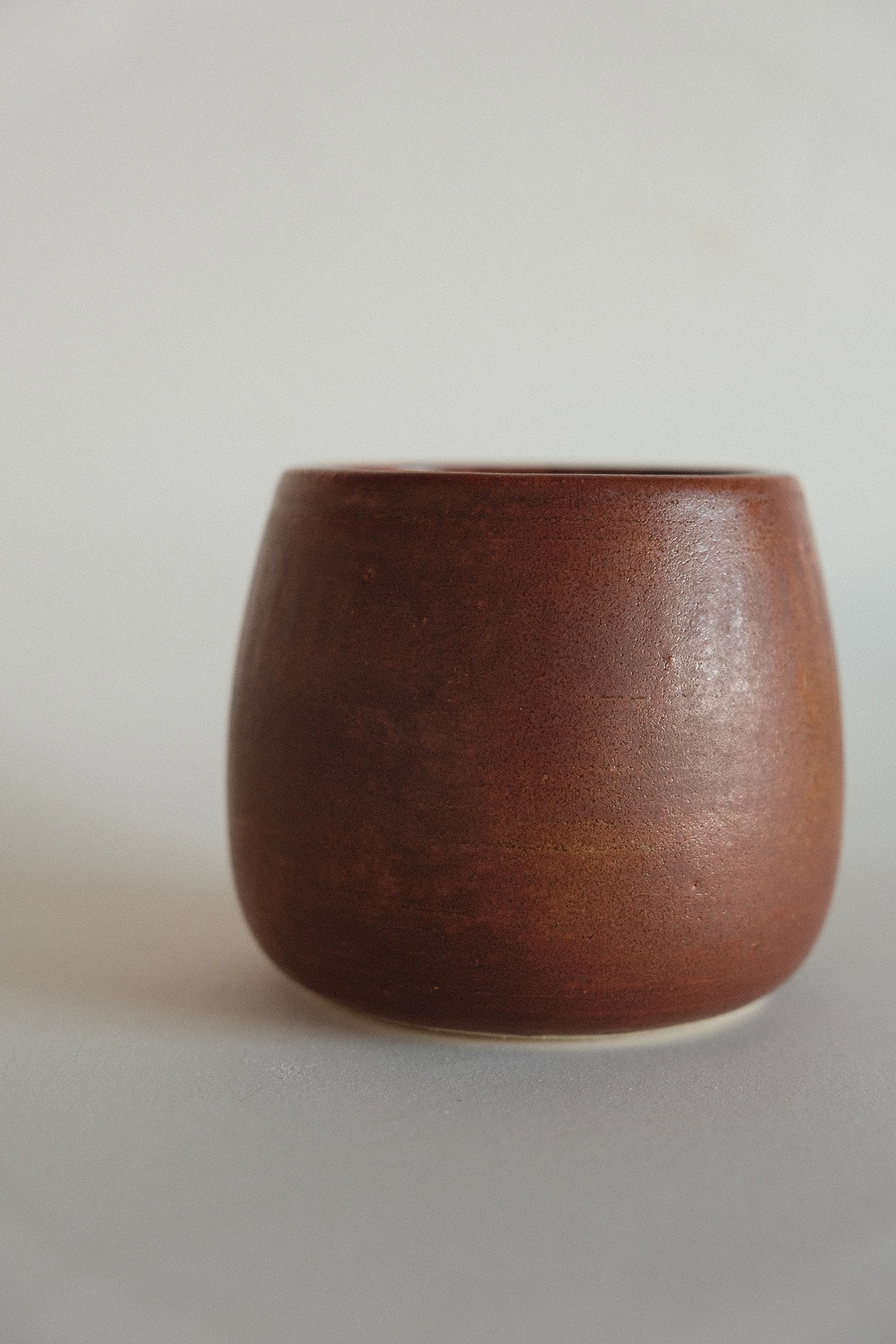 Round Cup in Terracotta