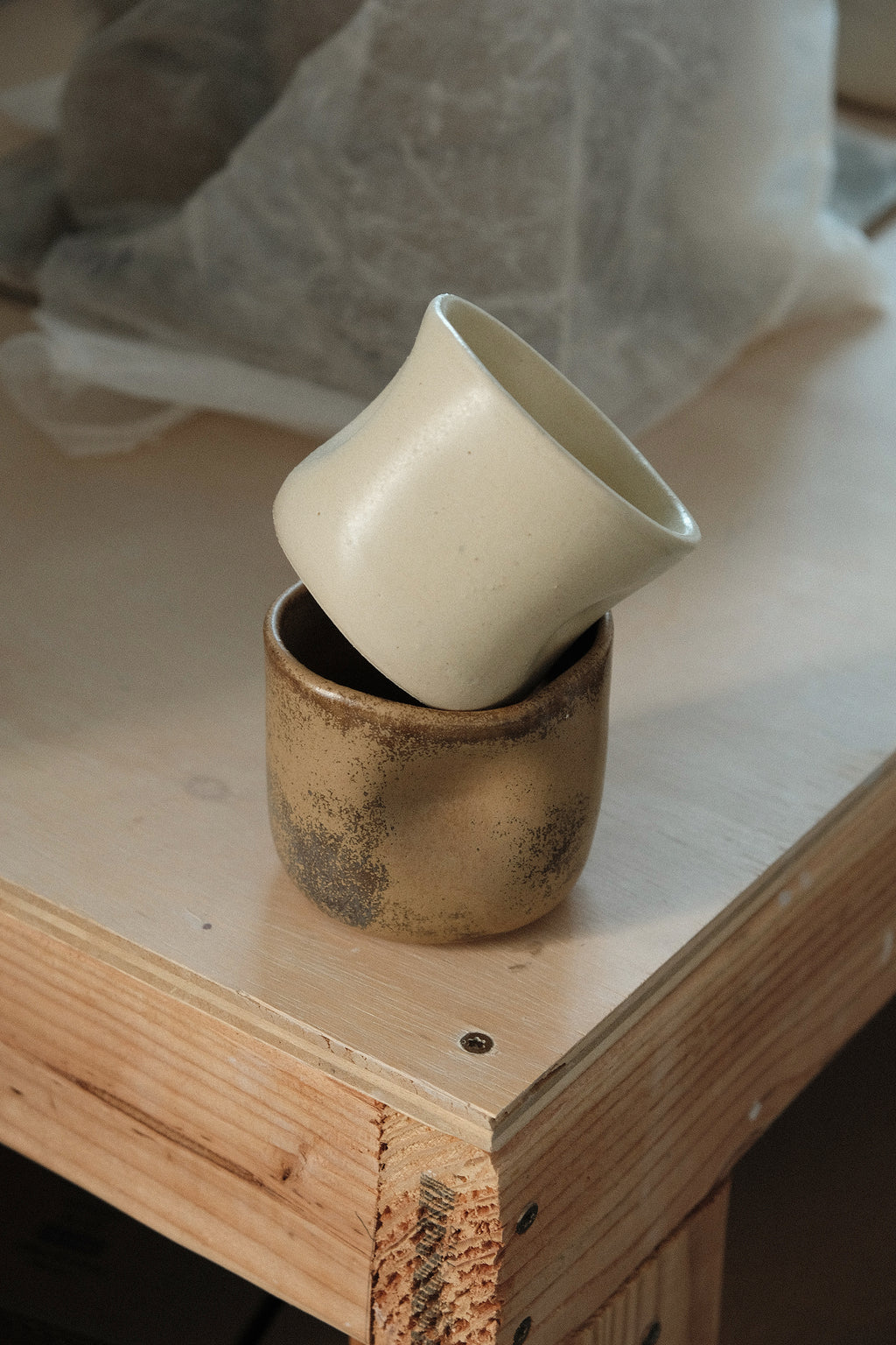 Thumb Cup in Desert Sand