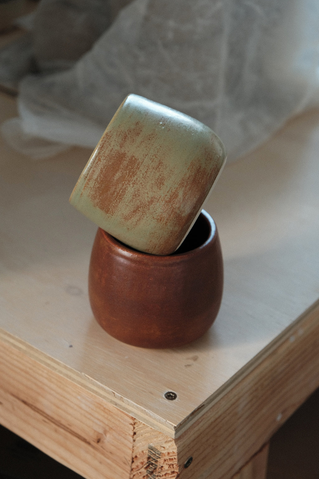 Round Cup in Terracotta