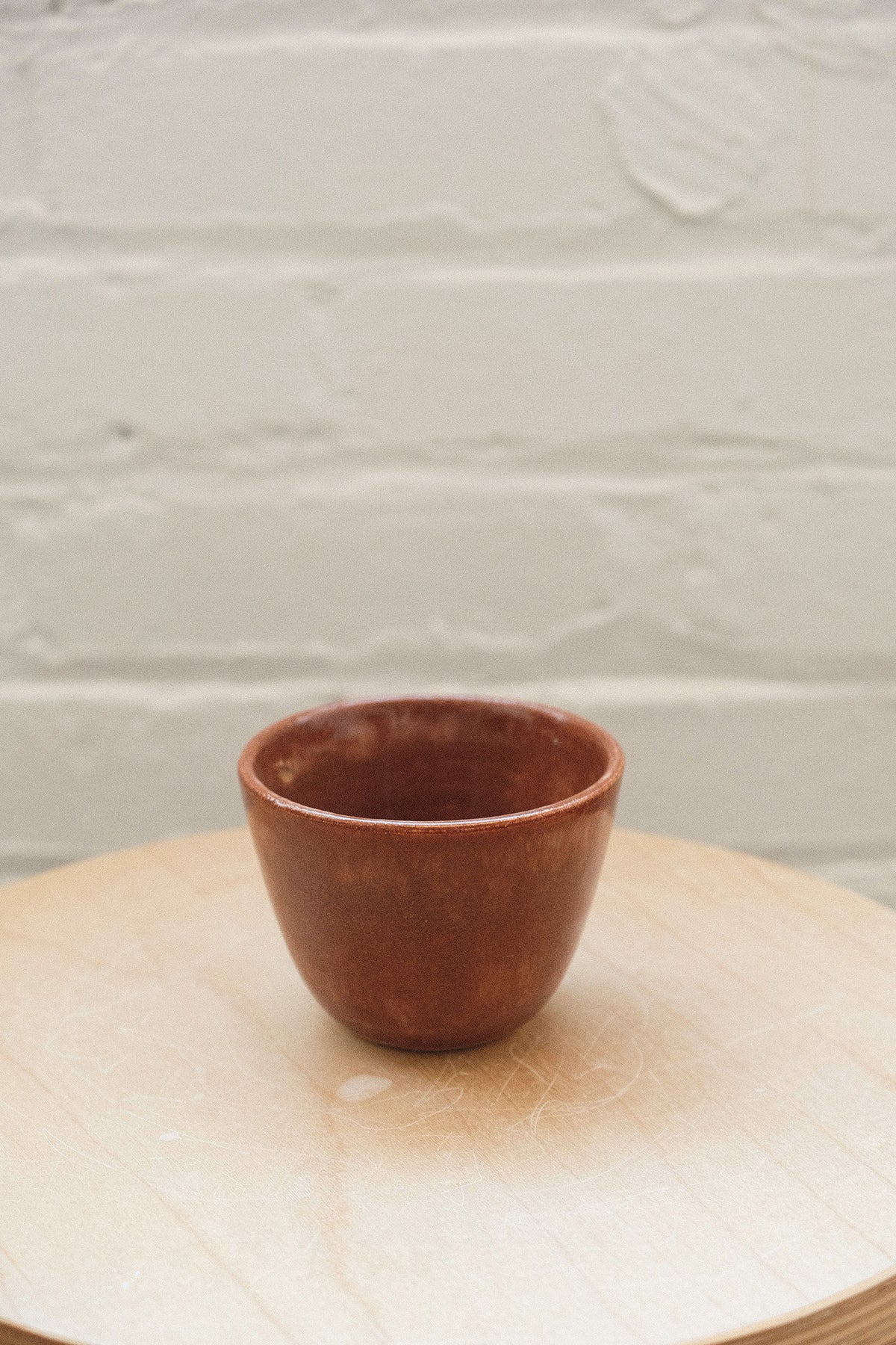 Wide Cup in Cinnamon