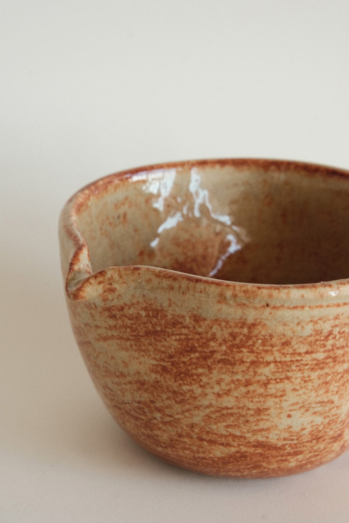 Thumb Matcha Bowl in Blush Clay