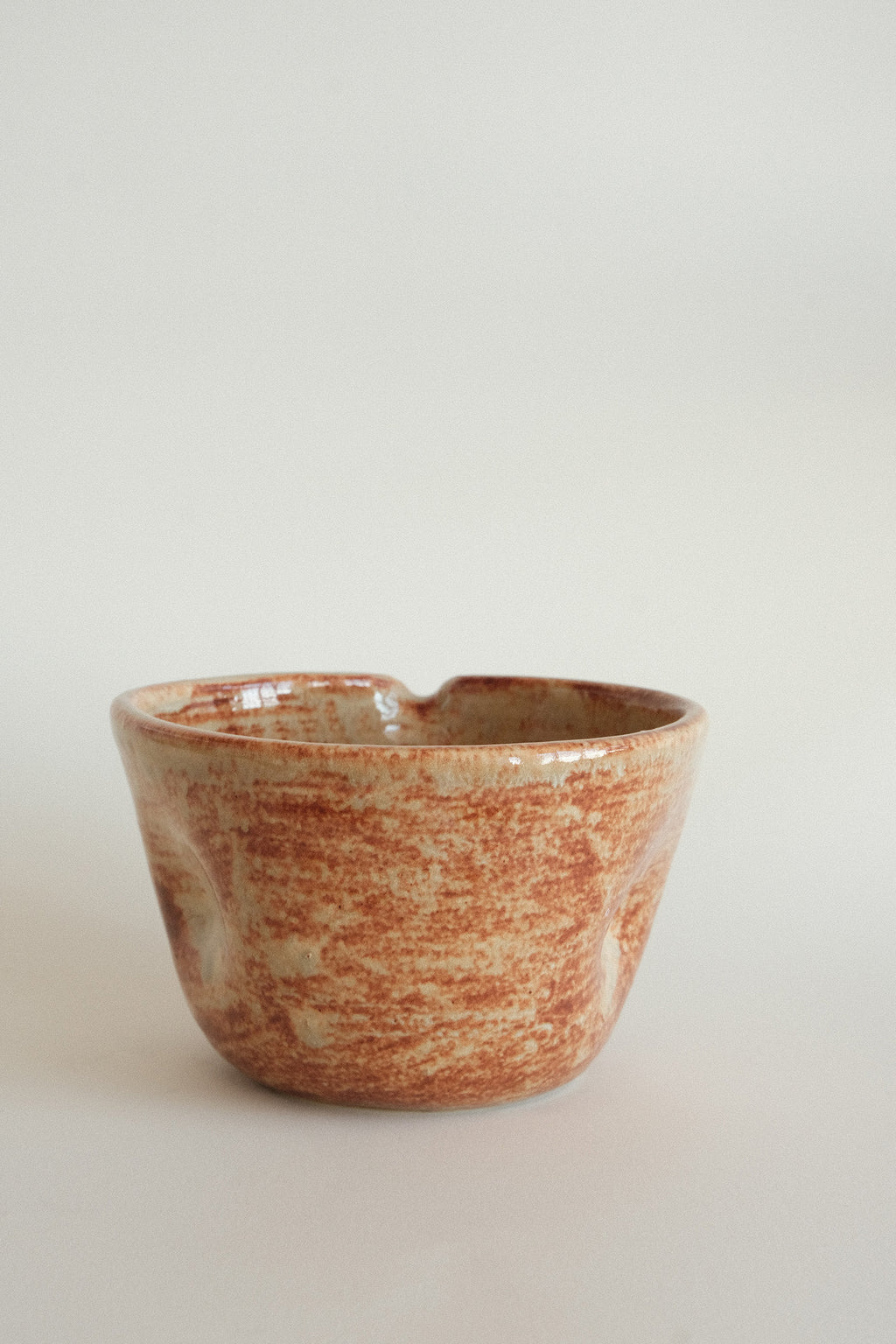 Thumb Matcha Bowl in Blush Clay
