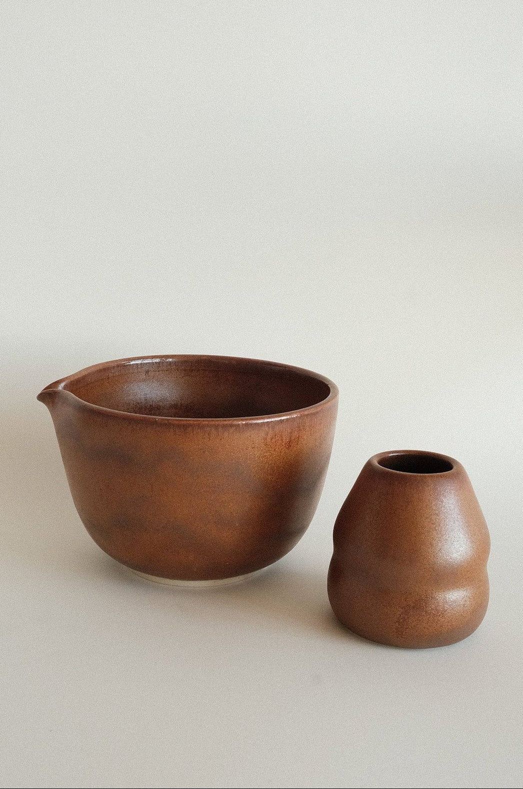 Matcha Bowl Set in Autumn Spice