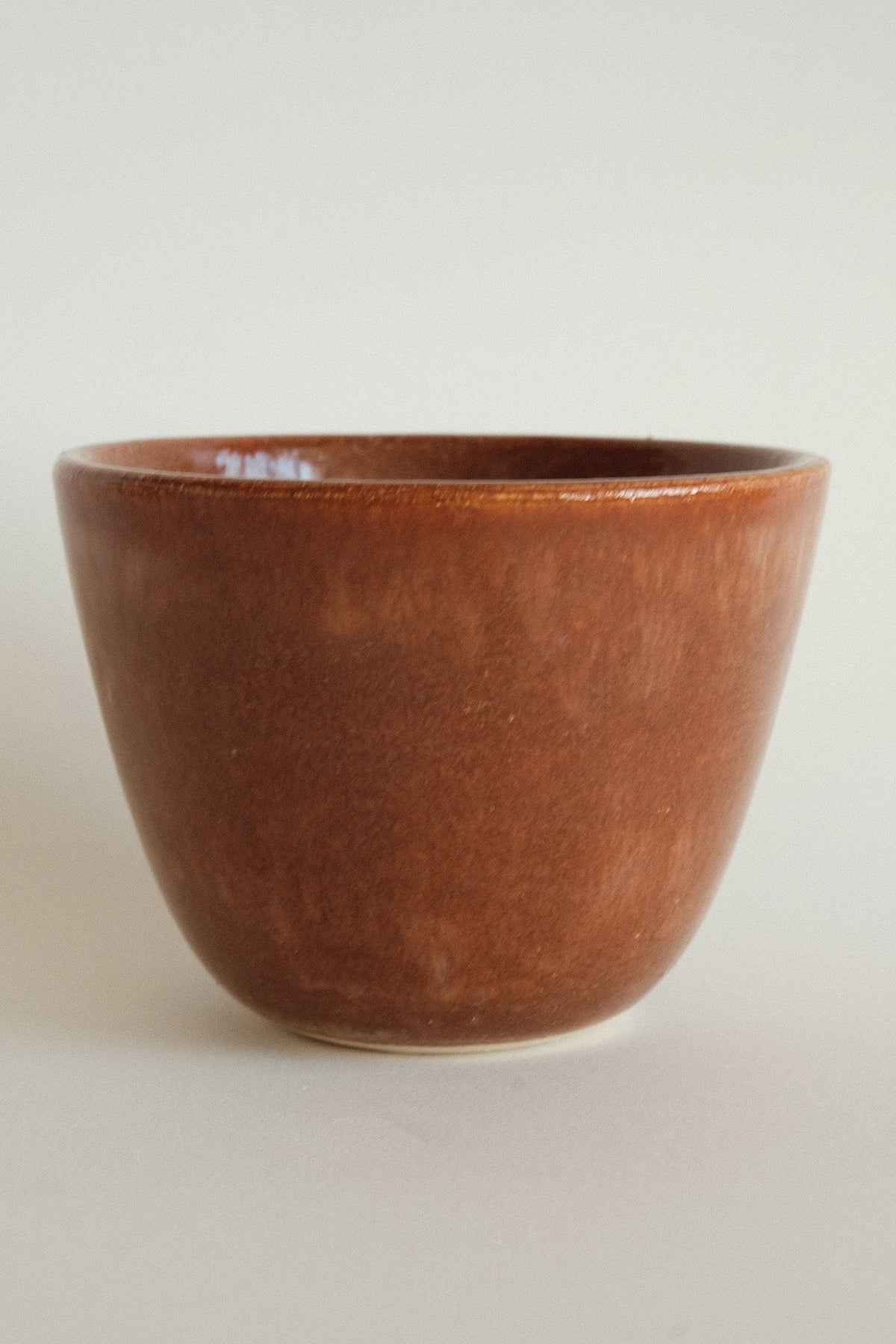 Wide Cup in Cinnamon