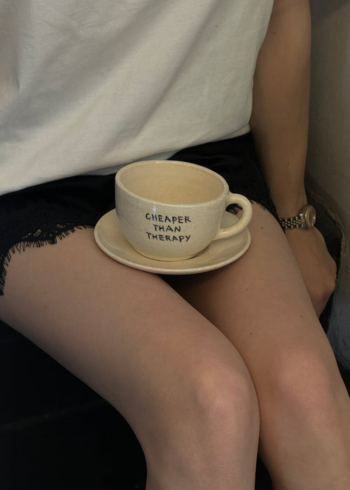 Classic Cheaper Than Therapy Mug